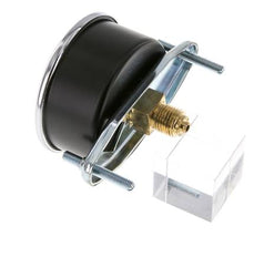 0..60 Bar (0..870 psi) Panel Mount Pressure Gauge Steel/Brass 63 mm Class 2.5 (Bracket)