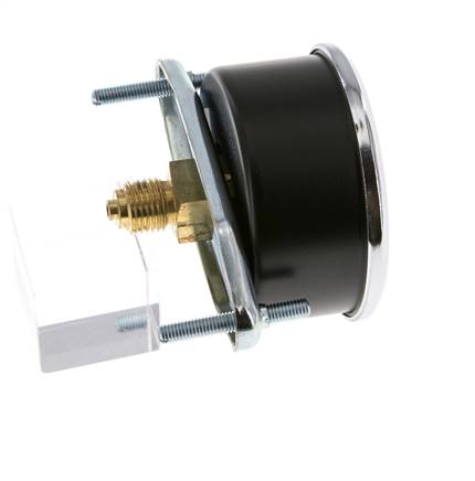 0..60 Bar (0..870 psi) Panel Mount Pressure Gauge Steel/Brass 63 mm Class 2.5 (Bracket)