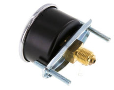 0..6 Bar (0..87 psi) Panel Mount Pressure Gauge Steel/Brass 50 mm Class 2.5 (Bracket)