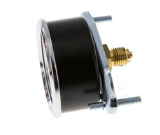 0..6 Bar (0..87 psi) Panel Mount Pressure Gauge Steel/Brass 63 mm Class 2.5 (Bracket)