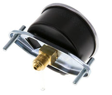 0..6 Bar (0..87 psi) Panel Mount Pressure Gauge Steel/Brass 63 mm Class 2.5 (Bracket)
