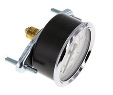 0..6 Bar (0..87 psi) Panel Mount Pressure Gauge Steel/Brass 63 mm Class 2.5 (Bracket)