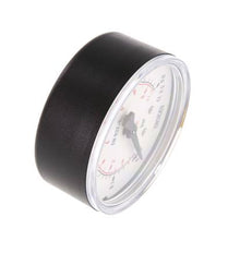 0..0.6 Bar (0..9 psi) Pressure Gauge Below Plastic/Brass 63 mm Class 2.5