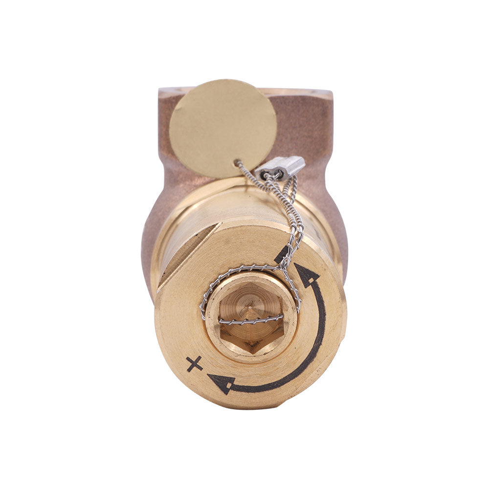 G1'' Brass Relief valve 0.5 - 2.5 bar / 7.25 - 36.25 psi