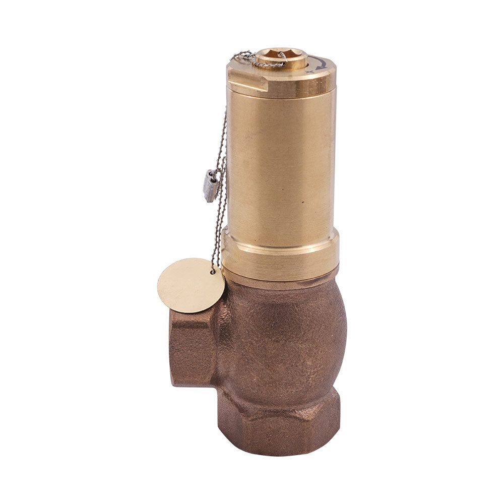 G1'' Brass Relief valve 0.5 - 2.5 bar / 7.25 - 36.25 psi