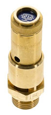G 1/2'' Brass Pre-Set Safety Valve 0.35 bar (5.08 psi) DN 10