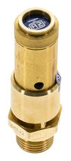 G 1/2'' Brass Pre-Set Safety Valve 0.35 bar (5.08 psi) DN 10