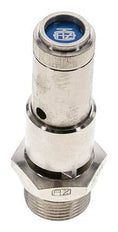 G 3/4'' Nickel-plated Brass Pre-Set Safety Valve 0.7 bar (10.15 psi) DN 10