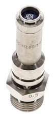 G 1/2'' Nickel-plated Brass Pre-Set Safety Valve 6 bar (87.02 psi) DN 8