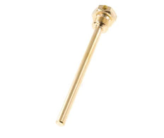 Copper Alloy G 1/2 Inch Bolt Fix Thermowell for 160mm Stem Max 160°C and 6 Bars