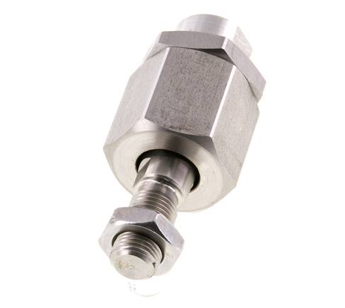 Floating Joint M12 x 1.25 for Cylinder Stainless steel 304 (1.4301)