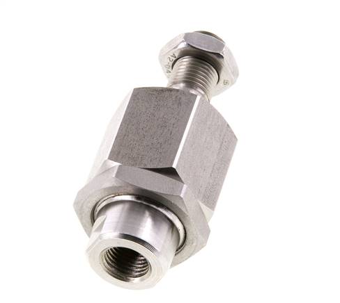 Floating Joint M12 x 1.25 for Cylinder Stainless steel 304 (1.4301)