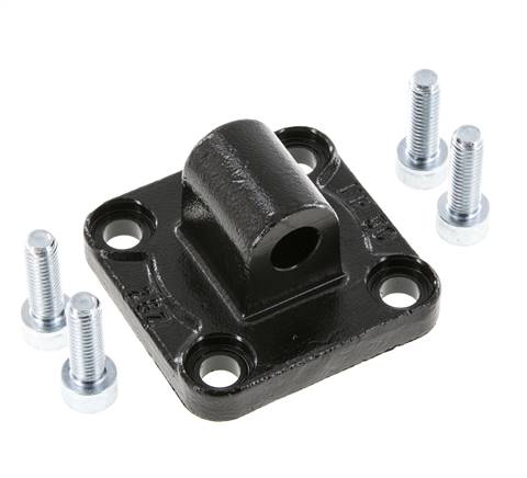 Clevis Male 50 mm ISO 15552 ISO 21287 Burnished steel