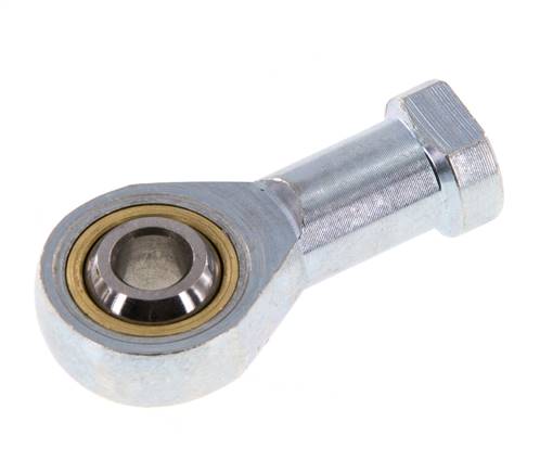 Spherical Rod-end M6 Female Zinc plated steel