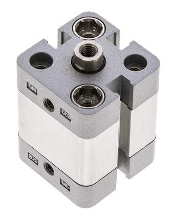 ISO 21287 Compact Double Acting Cylinder 20-10mm - Magnetic