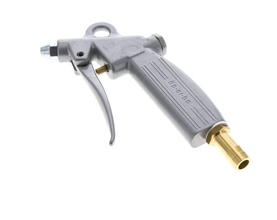 13mm Adjustable Flow Aluminum Air Blow Gun Short Nozzle