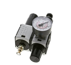 FRL 2-Part G1/4'' 800 l/min 0.5-8.0bar/7-116psi Semi-Auto 40 mm Pressure Gauge Metal Futura 0