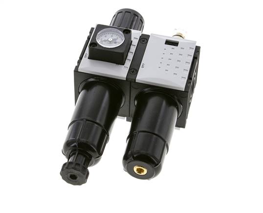 FRL 2-Part G1/4'' 800 l/min 0.5-8.0bar/7-116psi Semi-Auto Metal Futura 0