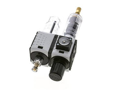 FRL 2-Part G1/4'' 800 l/min 0.5-8.0bar/7-116psi Auto Polycarbonate Futura 0