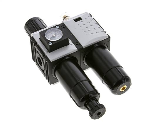 FRL 2-Part G1/4'' 800 l/min 0.5-10.0bar/7-145psi Semi-Auto Metal Futura 0