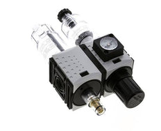 FRL 2-Part G1/4'' 800 l/min 0.5-10.0bar/7-145psi Semi-Auto Polycarbonate Futura 0