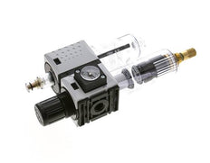 FRL 2-Part G1/4'' 800 l/min 0.5-8.0bar/7-116psi Auto Polycarbonate Futura 0