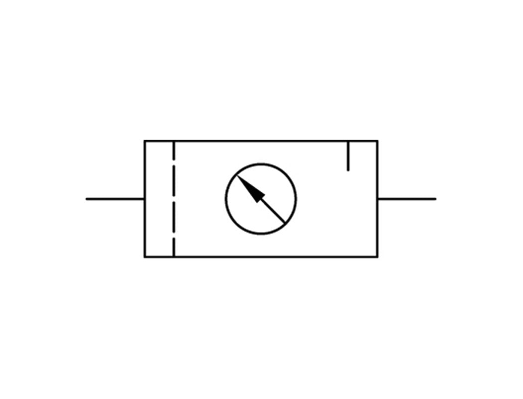 FRL 2-Part G1/8'' 700 l/min 0.5-10.0bar/7-145psi Semi-Auto 40 mm Pressure Gauge Metal Multifix 0