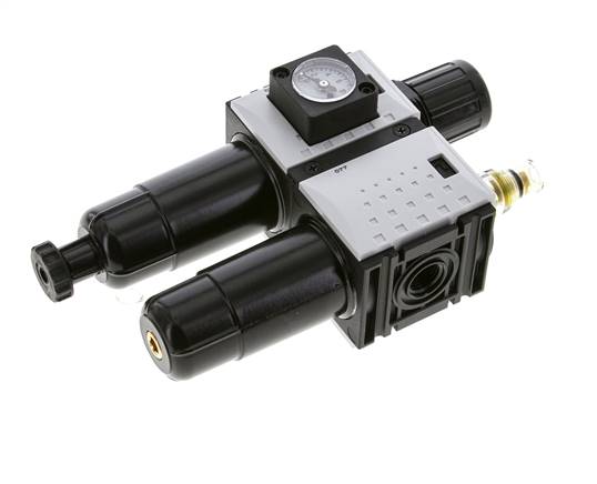 FRL 2-Part G1/4'' 800 l/min 0.5-8.0bar/7-116psi Semi-Auto Metal Futura 0