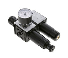 FRL 2-Part G1/4'' 800 l/min 0.2-4.0bar/3-58psi Semi-Auto 40 mm Pressure Gauge Metal Futura 0