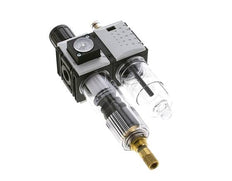 FRL 2-Part G1/4'' 800 l/min 0.5-8.0bar/7-116psi Auto Polycarbonate Futura 0