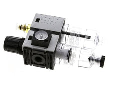 FRL 2-Part G1/4'' 800 l/min 0.2-4.0bar/3-58psi Semi-Auto Polycarbonate Futura 0