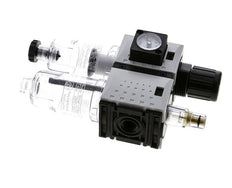 FRL 2-Part G1/4'' 800 l/min 0.5-10.0bar/7-145psi Semi-Auto Polycarbonate Futura 0
