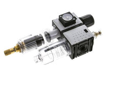 FRL 2-Part G1/4'' 800 l/min 0.5-8.0bar/7-116psi Auto Polycarbonate Futura 0