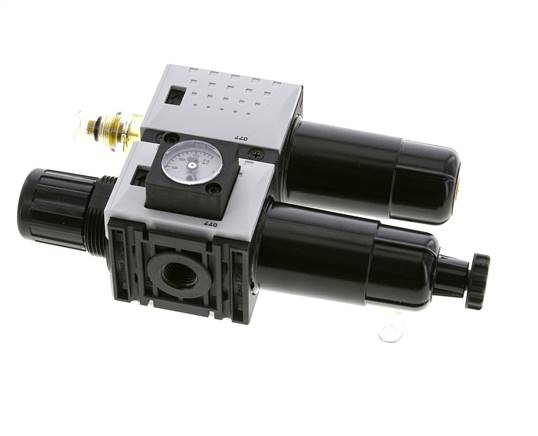 FRL 2-Part G1/4'' 800 l/min 0.5-8.0bar/7-116psi Semi-Auto Metal Futura 0