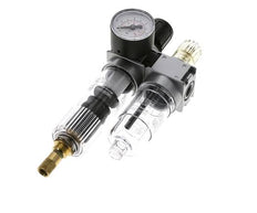 FRL 2-Part G1/4'' 700 l/min 0.2-6.0bar/3-87psi Auto 40 mm Pressure Gauge Polycarbonate Multifix 0