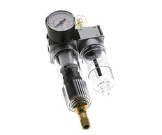 FRL 2-Part G1/4'' 700 l/min 0.2-6.0bar/3-87psi Auto 40 mm Pressure Gauge Polycarbonate Multifix 0