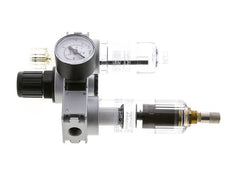 FRL 3-Part G1/4'' 750 l/min 0.5-10.0bar/7-145psi Auto (Closed Without Pressure) 40 mm Pressure Gauge Polycarbonate Multifix 0