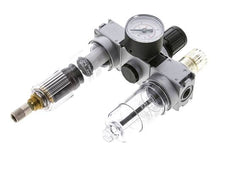 FRL 3-Part G1/4'' 750 l/min 0.5-10.0bar/7-145psi Auto (Closed Without Pressure) 40 mm Pressure Gauge Polycarbonate Multifix 0