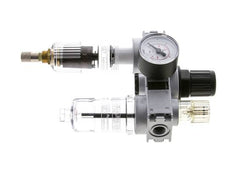 FRL 3-Part G1/4'' 750 l/min 0.5-10.0bar/7-145psi Auto (Closed Without Pressure) 40 mm Pressure Gauge Polycarbonate Multifix 0