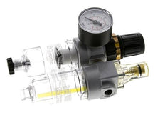 FRL 2-Part G1/8'' 350 l/min 0.5-16.0bar/7-232psi Semi-Auto Polycarbonate Standard 0