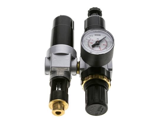 FRL 2-Part G1/4'' 350 l/min 0.5-10.0bar/7-145psi Semi-Auto Metal Standard 0