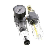 FRL 2-Part G1/8'' 350 l/min 0.5-16.0bar/7-232psi Semi-Auto Polycarbonate Standard 0