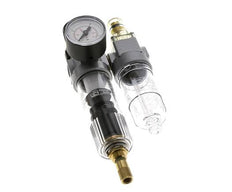 FRL 2-Part G1/4'' 350 l/min 0.5-10.0bar/7-145psi Auto Polycarbonate Standard 0