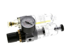 FRL 2-Part G1/8'' 350 l/min 0.5-16.0bar/7-232psi Semi-Auto Polycarbonate Standard 0