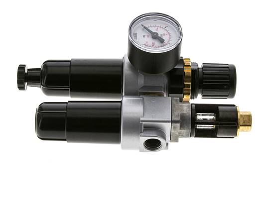 FRL 2-Part G1/4'' 350 l/min 0.5-10.0bar/7-145psi Semi-Auto Metal Standard 0