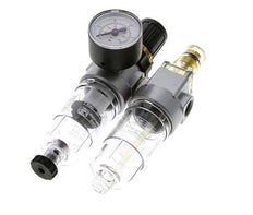 FRL 2-Part G1/4'' 350 l/min 0.5-16.0bar/7-232psi Semi-Auto Polycarbonate Standard 0