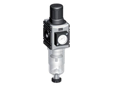 Filter-Regulator G1/4'' 1000 l/min 0.5-8.0bar/7-116psi Semi-Auto 40 mm Pressure Gauge Polycarbonate Futura 0