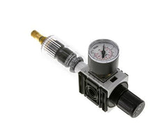 Filter-Regulator G1/4'' 1000 l/min 0.5-8.0bar/7-116psi Auto 40 mm Pressure Gauge Polycarbonate Futura 0