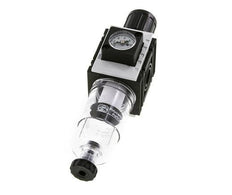Filter-Regulator G1/4'' 1000 l/min 0.5-8.0bar/7-116psi Semi-Auto Polycarbonate Futura 0