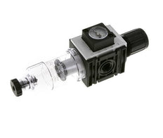 Filter-Regulator G1/4'' 1000 l/min 0.2-4.0bar/3-58psi Semi-Auto Polycarbonate Futura 0